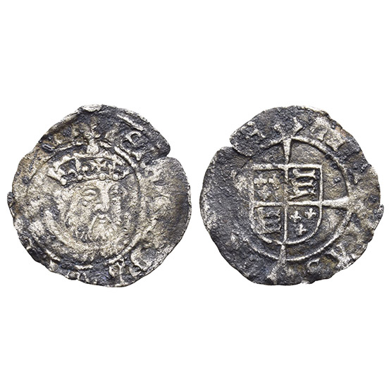 England. Tudor, Edward VI in the name of Henry VIII AR Halfgroat.