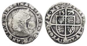 England. Tudor, Elizabeth I AR Threepence.
