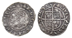 England. Tudor, Elizabeth I AR Penny.
