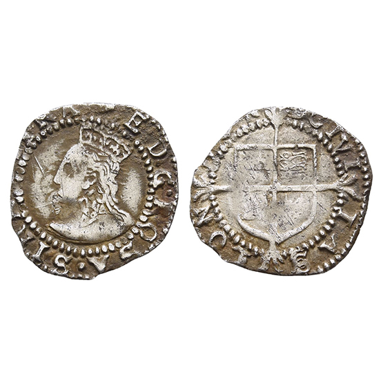 England. Tudor, Elizabeth I AR Penny.