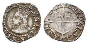 England. Tudor, Elizabeth I AR Penny.
