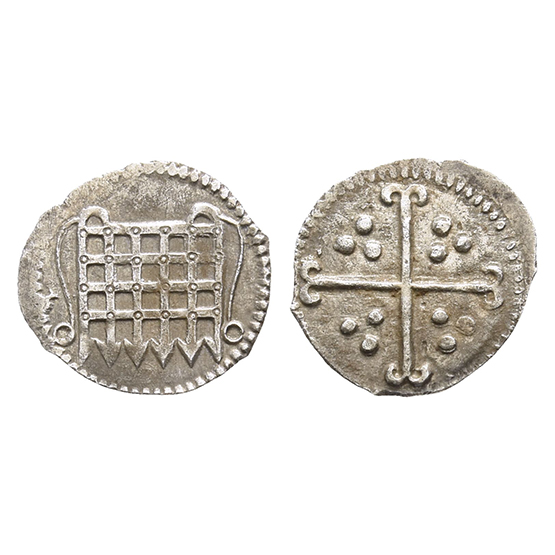 England. Tudor, Elizabeth I AR Halfpenny.