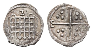 England. Tudor, Elizabeth I AR Halfpenny.