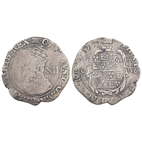 England. Stuart, Charles I AR Shilling.