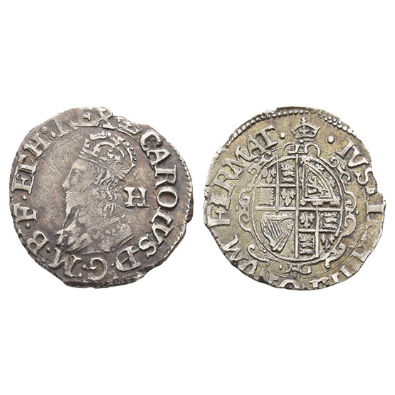 England. Stuart, Charles I AR Halfgroat