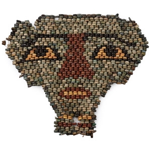 Egyptian Faience Beaded Mummy Mask