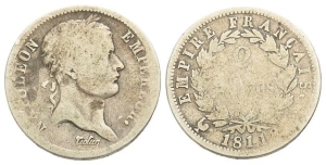 France. Napoleon I AR 2 Francs.