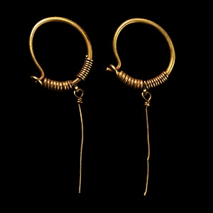 Roman Gold Earring Pair