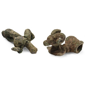 Bronze Age Ram Head Pendant Pair