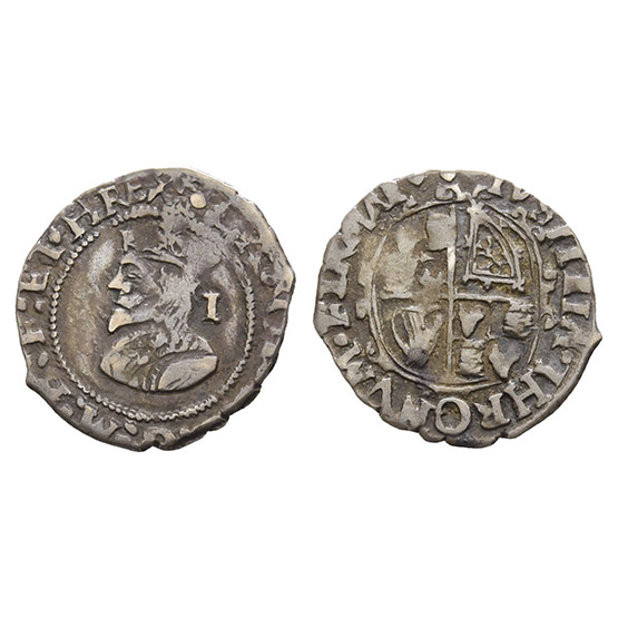 England. Stuart, Charles I AR Penny.