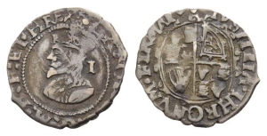 England. Stuart, Charles I AR Penny.