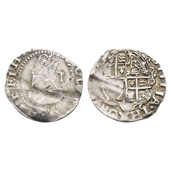 England. Stuart, Charles I AR Penny.