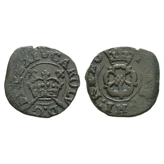 England. Stuart, Charles I CU Rose Farthing.