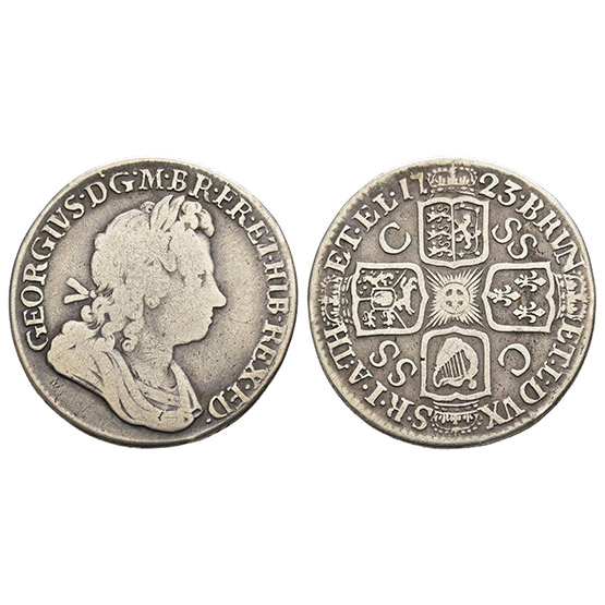 Great Britain. Hanover, George I AR Shilling.