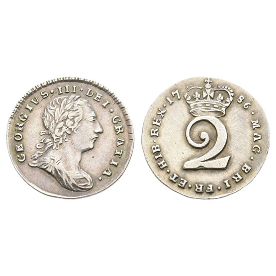 England. Hanover, George III AR Twopence.