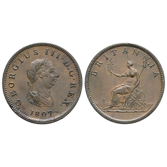 Great Britain. Hanover, George III CU Penny.