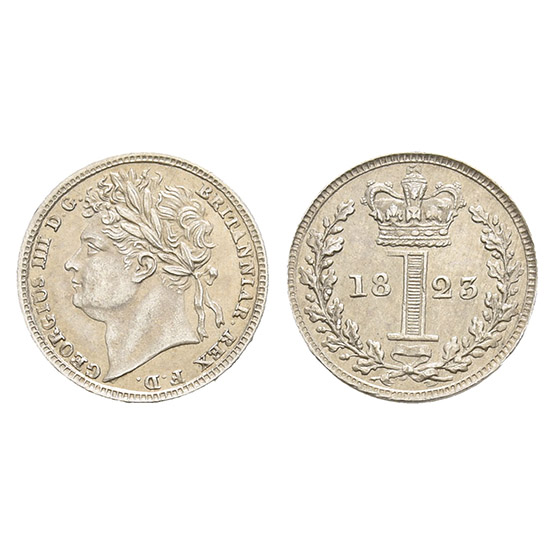 England. Hanover, George IV AR Penny.