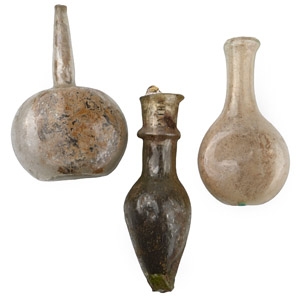 Roman Glass Bottle Collection