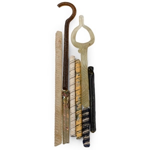 Roman Glass Stirring Rod Group