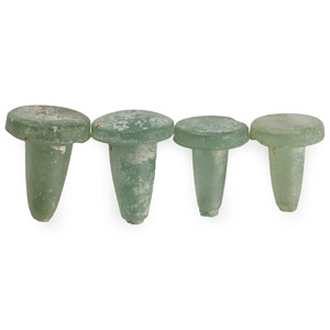 Roman Glass Bottle Stopper Collection