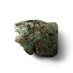 Egyptian Blue Stone Eye of Horus Amulet