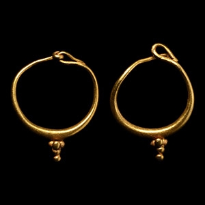 Roman Gold Earring Pair
