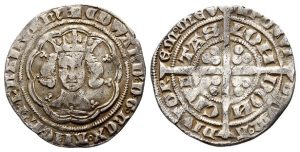 England. Plantagenet, Edward III AR Groat.