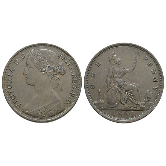 Great Britain. Hanover, Victoria CU Penny.