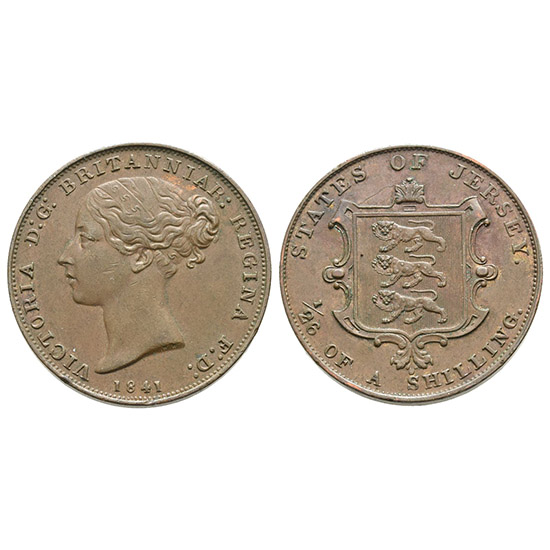 Jersey. Hanover, Victoria AE 1/26th Shilling.