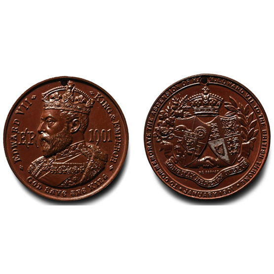 Great Britain. Saxe-Coburg-Gotha, Edward VII AE Medal.