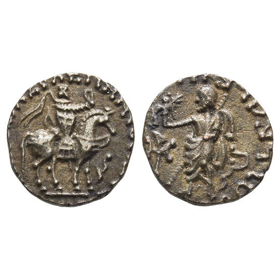 Indo-Scythians, Azes AR Drachm.
