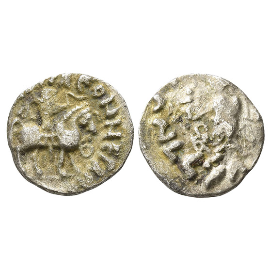 Indo-Scythians, Azes AR Drachm.