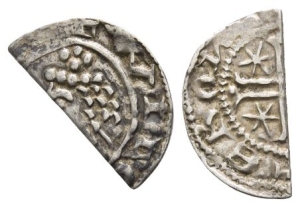 Scotland. William the Lion AR Cut Halfpenny.