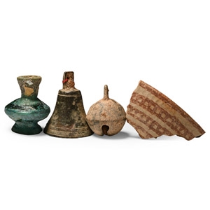Roman Glass Vessel and Later Artefact Collection
