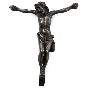 Post Medieval Silver-Coloured Metal Corpus Christi