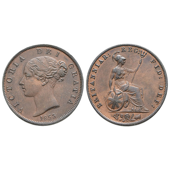 Great Britain. Hanover, Victoria CU Halfpenny.