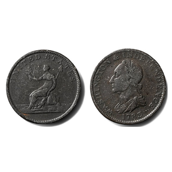 United States of America. Washington & Independence AE Token.