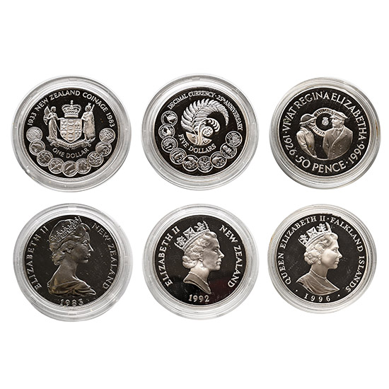 Group of Three [3] Commonwealth AR Commemorative Coins.