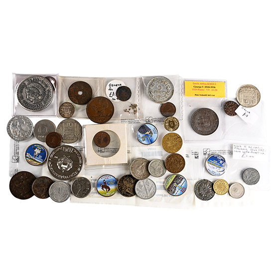 Group of Thirty Seven [37] World AE and Other Coins.