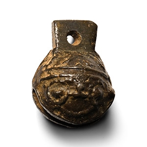 Medieval or Tudor Decorated Bronze Dress Bell