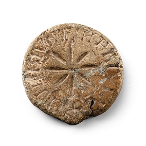 Medieval Thames Lead Bifacial Seal Matrix for William