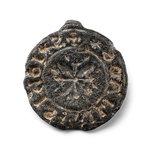 Medieval Lead JOHN SON OF ADAM Personal Seal Matrix