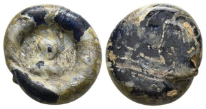 Byzantine Glass Coin Weight of 1 Nomisma.