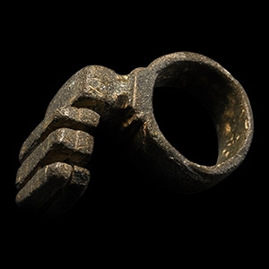 Roman Bronze Key Ring
