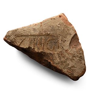 Roman Roof Tile with Legion XIIIG Stamp