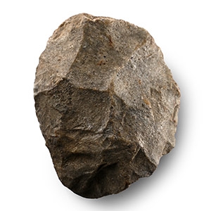 Stone Age French Grey Stone Scraper