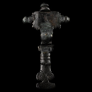 Large Anglo-Saxon Bronze Cruciform Brooch