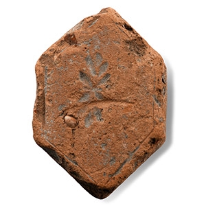 Roman Hexagonal Tile with Motif