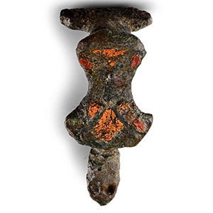 Roman Enamelled Bronze Tortoise Brooch