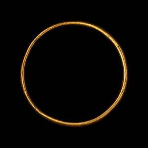 Large Georgian Gold Wedding Ring
